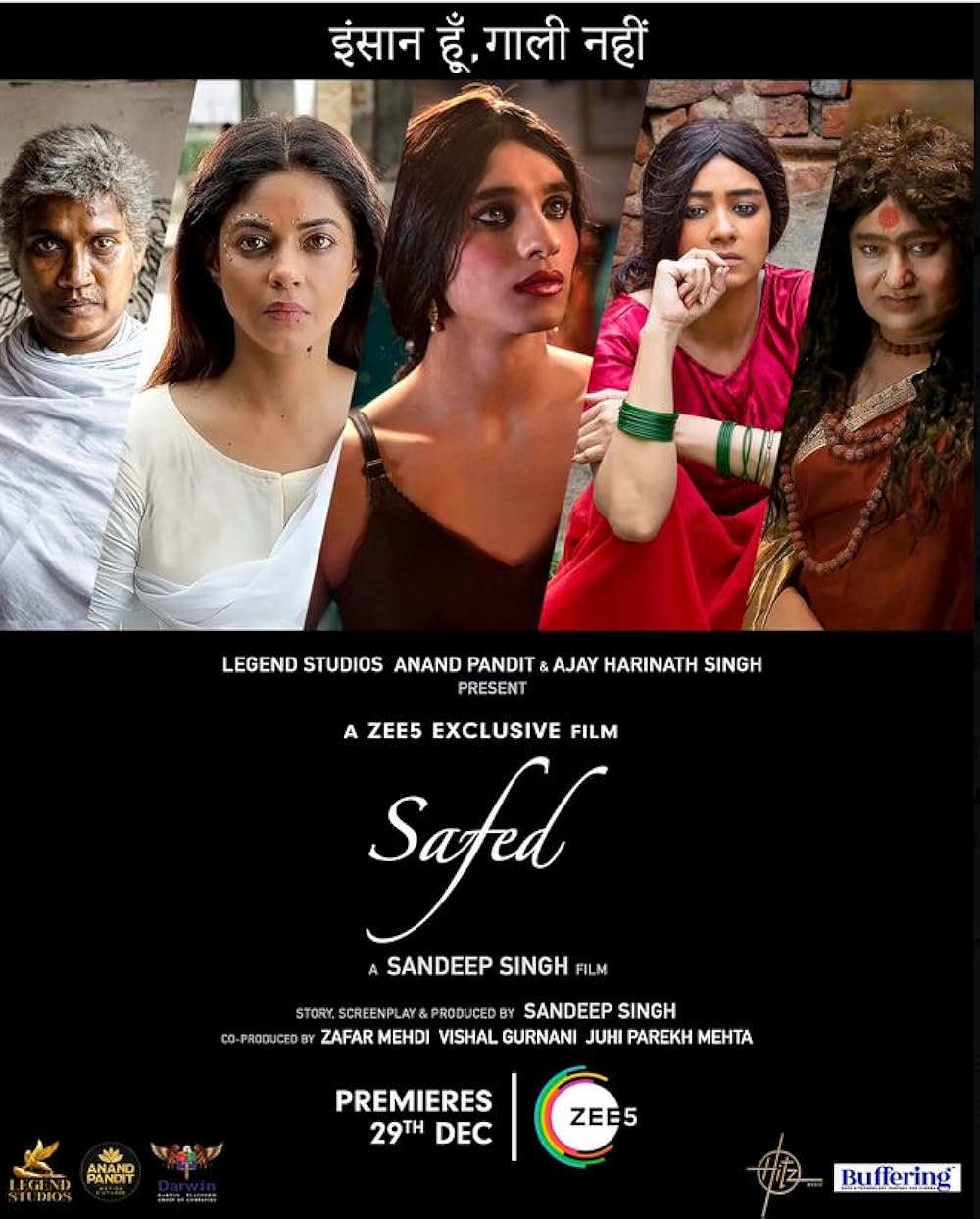 Safed 2023 Hindi Movie 300MB ZEE5 HDRip 480p ESubs Download