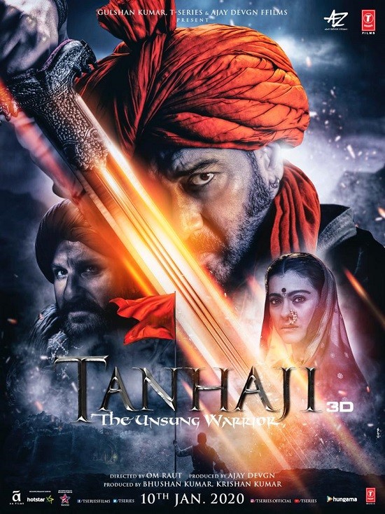 Tanhaji The Unsung Warrior 2020 Hindi Movie DD2.0 1080p 720p 480p HDRip ESubs