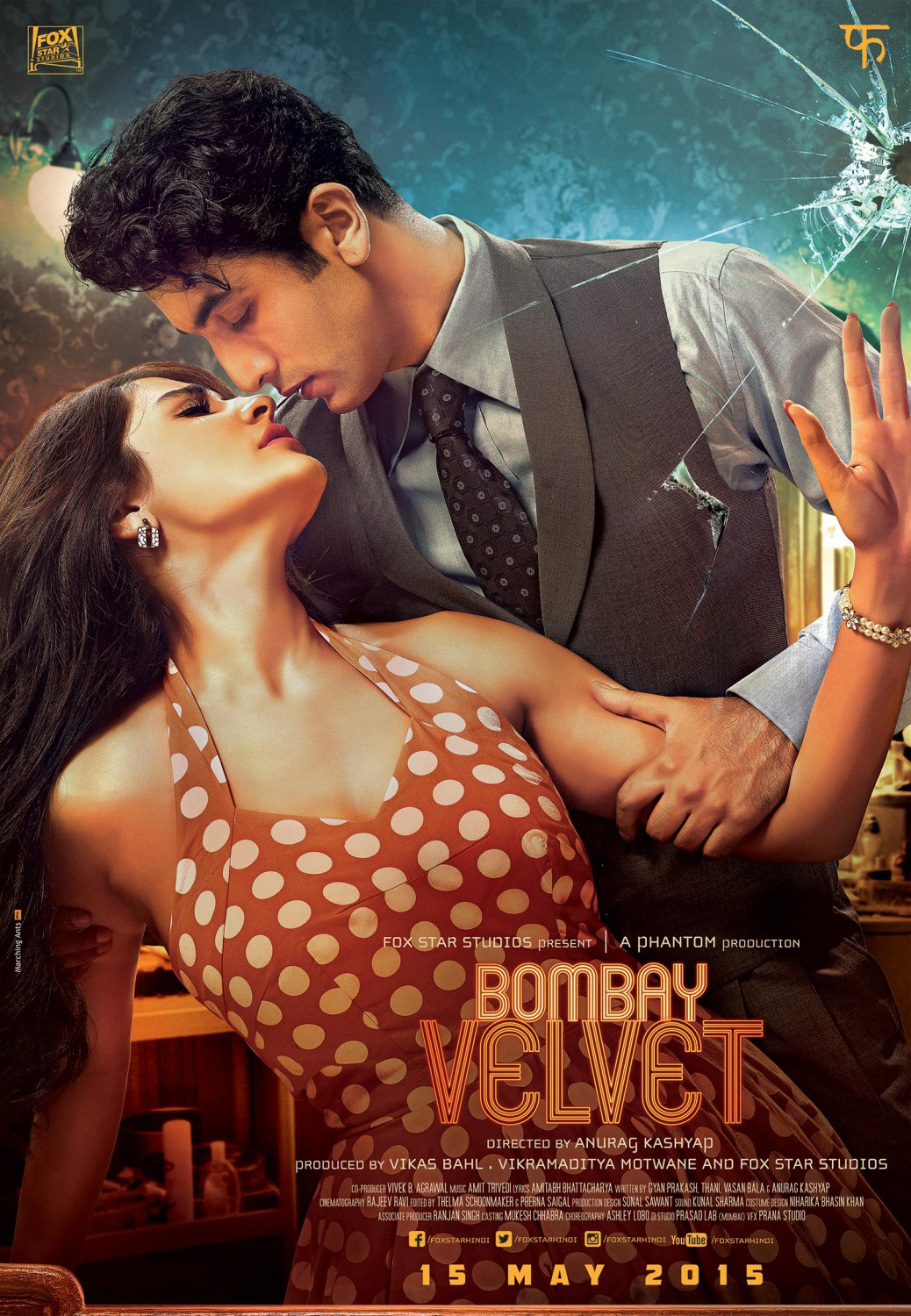 Bombay Velvet (2015) Hindi Movie 1080p 720p 480p HDRip ESub Download